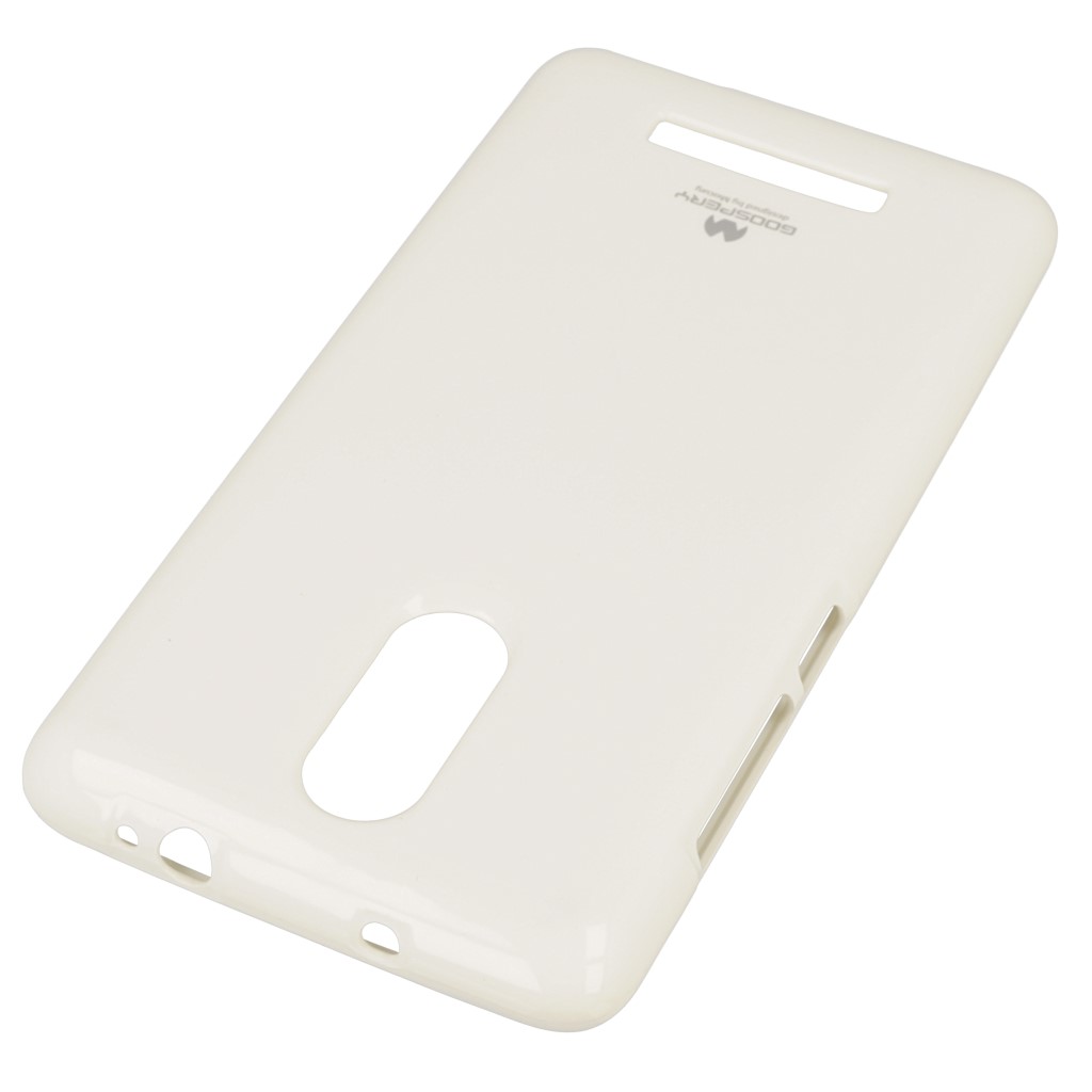Pokrowiec etui silikonowe Mercury JELLY CASE biae Xiaomi Redmi Note 3 Pro / 2