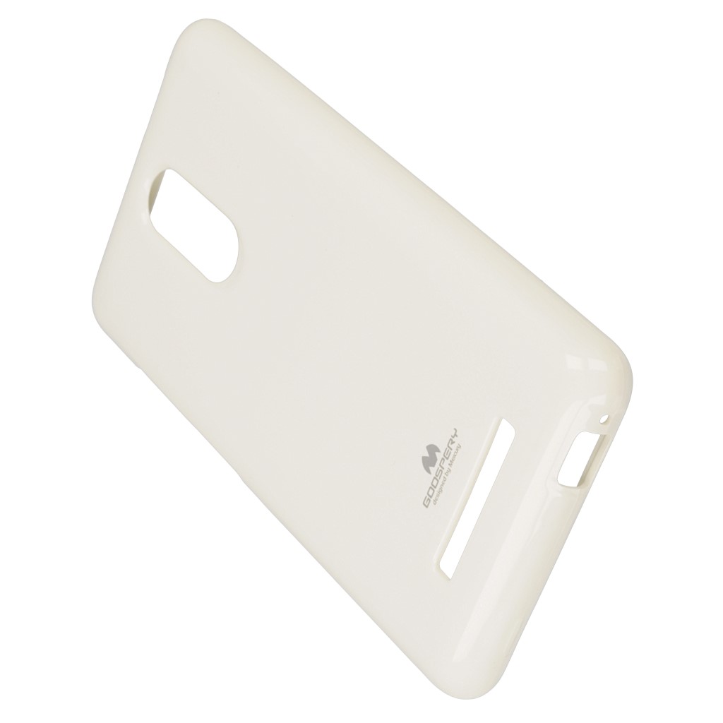 Pokrowiec etui silikonowe Mercury JELLY CASE biae Xiaomi Redmi Note 3 Pro / 5