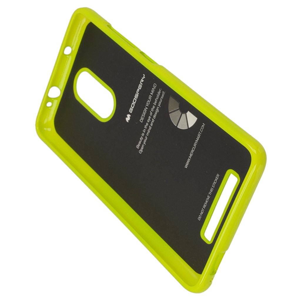 Pokrowiec etui silikonowe Mercury JELLY CASE limonkowe Xiaomi Redmi Note 3 / 4