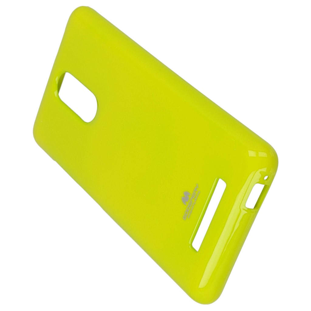 Pokrowiec etui silikonowe Mercury JELLY CASE limonkowe Xiaomi Redmi Note 3 / 5