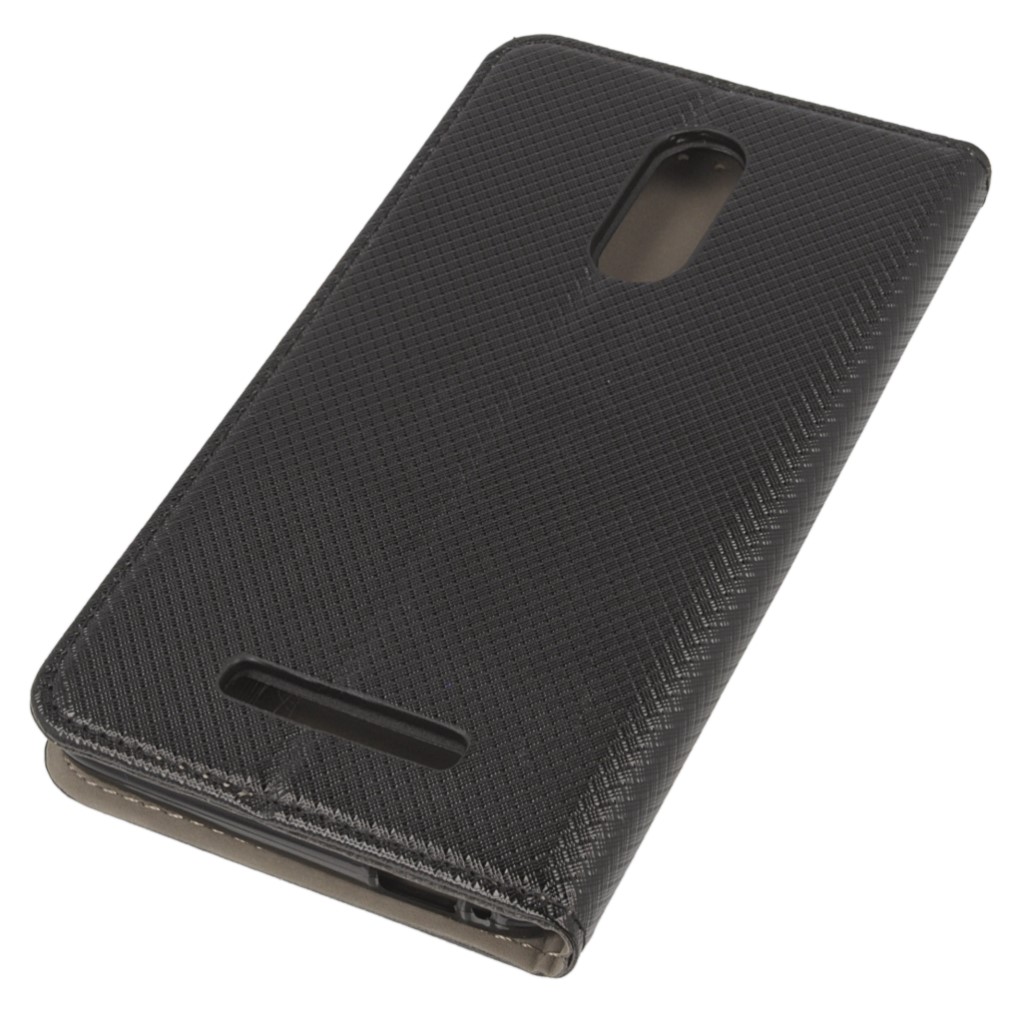 Pokrowiec etui z klapk Magnet Book czarne Xiaomi Redmi Note 3 / 3