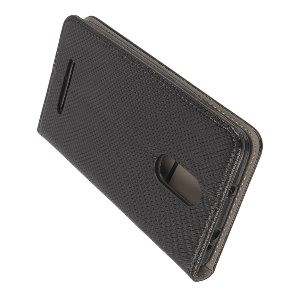 Pokrowiec etui z klapk Magnet Book czarne Xiaomi Redmi Note 3 / 4