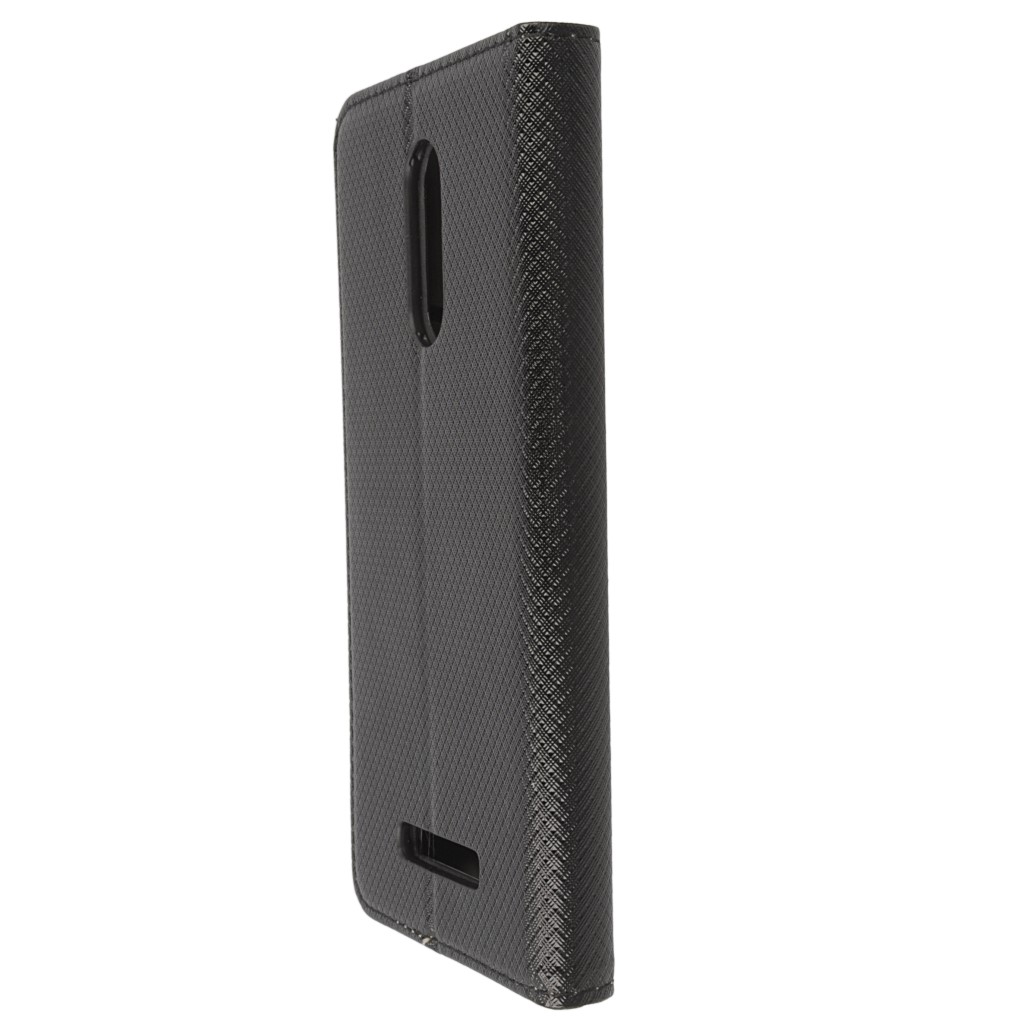 Pokrowiec etui z klapk Magnet Book czarne Xiaomi Redmi Note 3 / 7