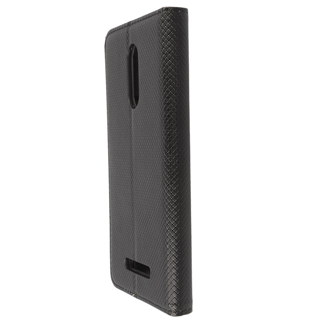 Pokrowiec etui z klapk� Magnet Book czarne Xiaomi Redmi Note 3 / 7