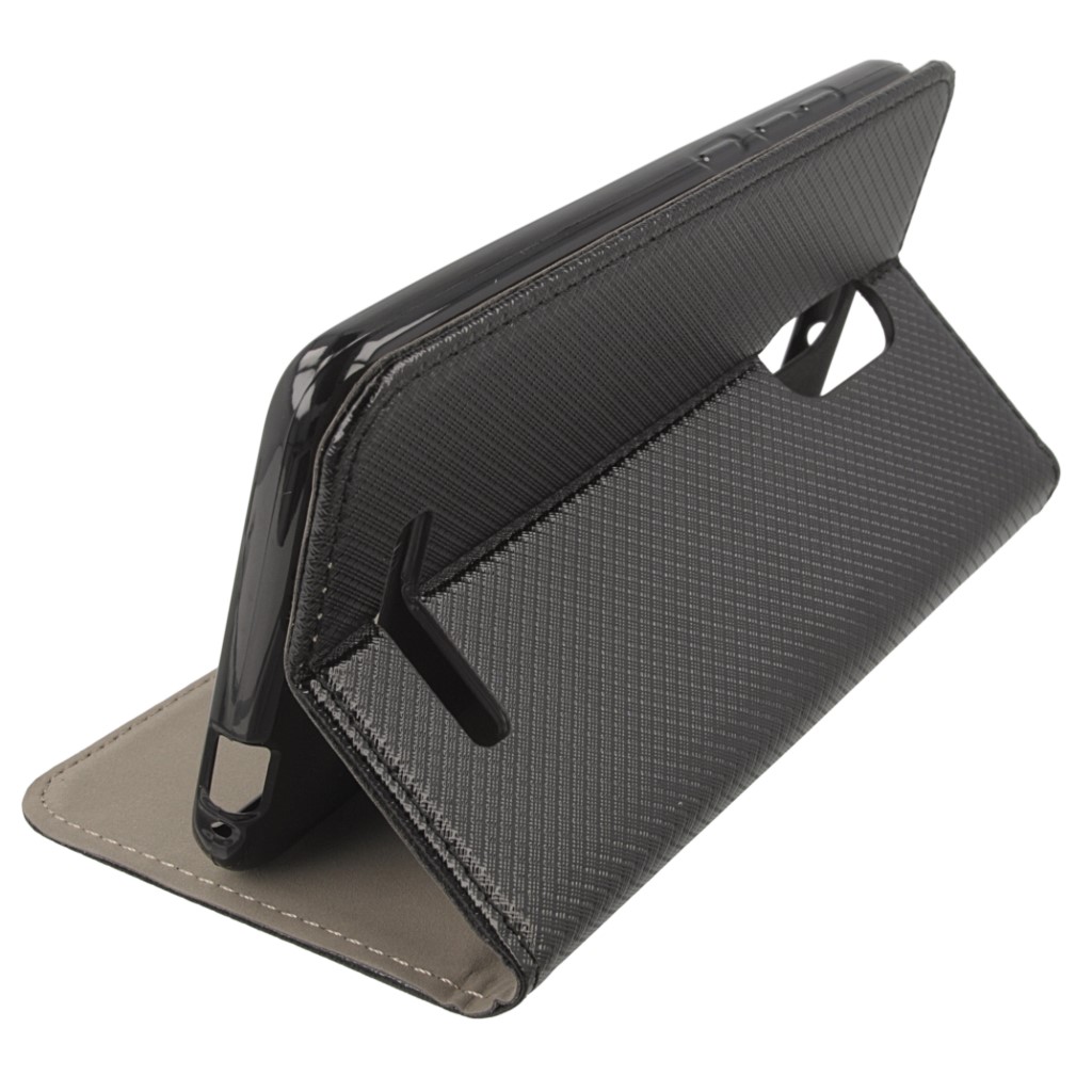 Pokrowiec etui z klapk� Magnet Book czarne Xiaomi Redmi Note 3 / 8