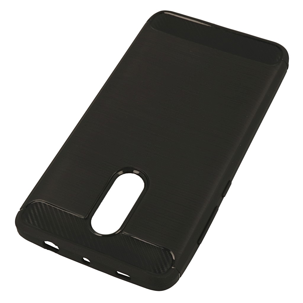Pokrowiec etui TECH-PROTECT TPUCARBON czarne Xiaomi Redmi Note 4X / 4