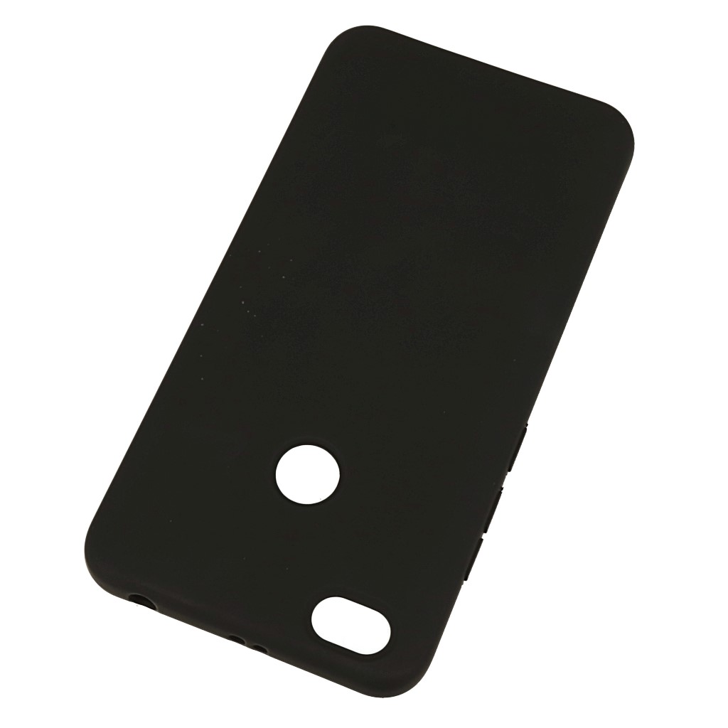 Pokrowiec etui silikonowe Silicone Cover czarne Xiaomi Redmi Note 5A Prime / 3