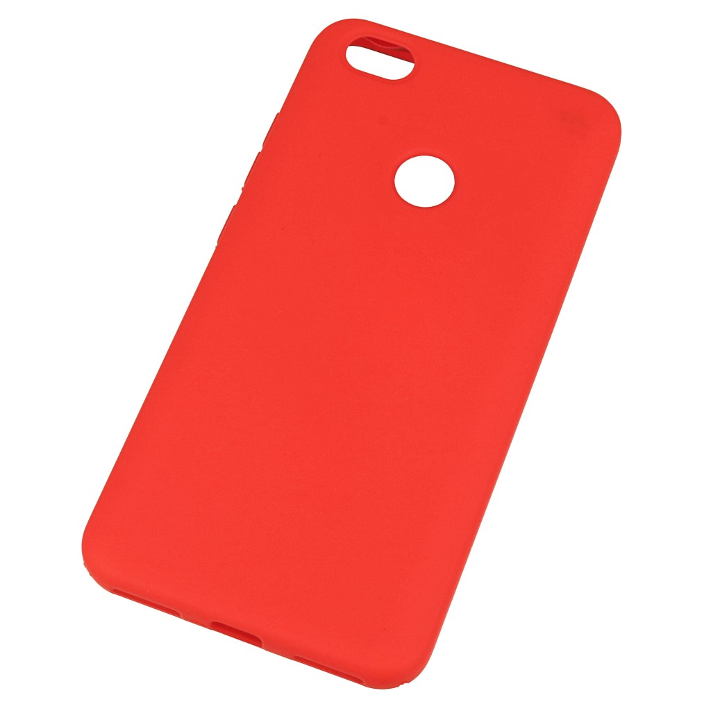 Pokrowiec etui silikonowe Silicone Cover czerwone Xiaomi Redmi Note 5A Prime