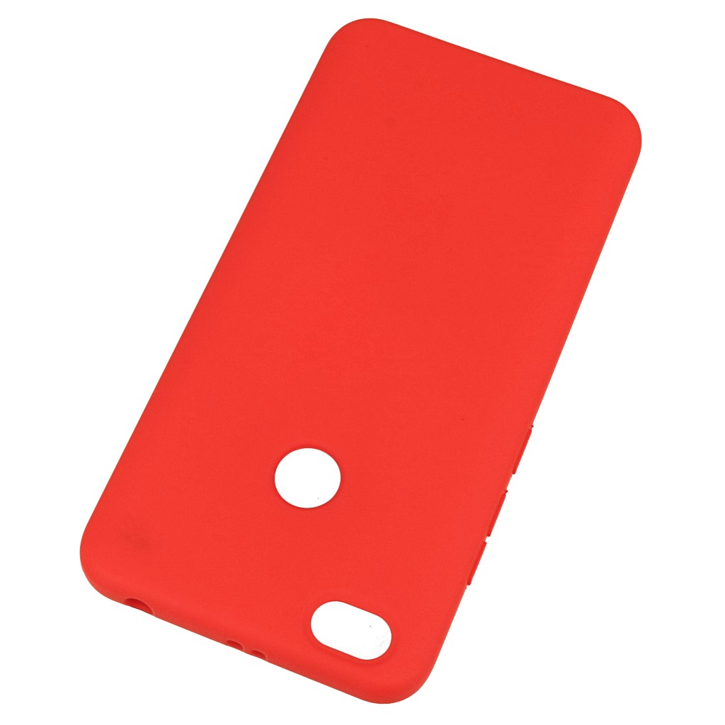 Pokrowiec etui silikonowe Silicone Cover czerwone Xiaomi Redmi Note 5A Prime / 3