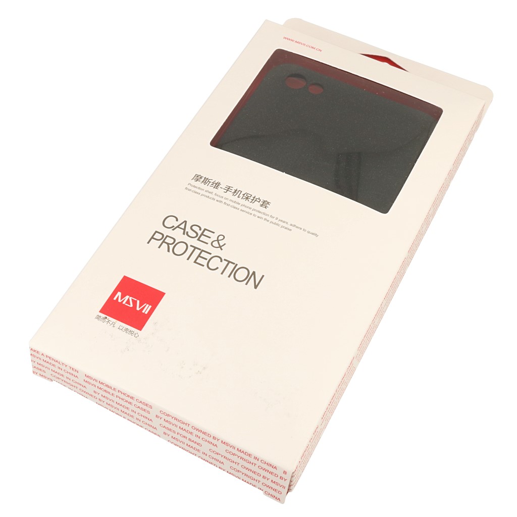 Pokrowiec MSVII Simple ultracienkie etui czarne matowe Xiaomi Redmi Note 5A / 7