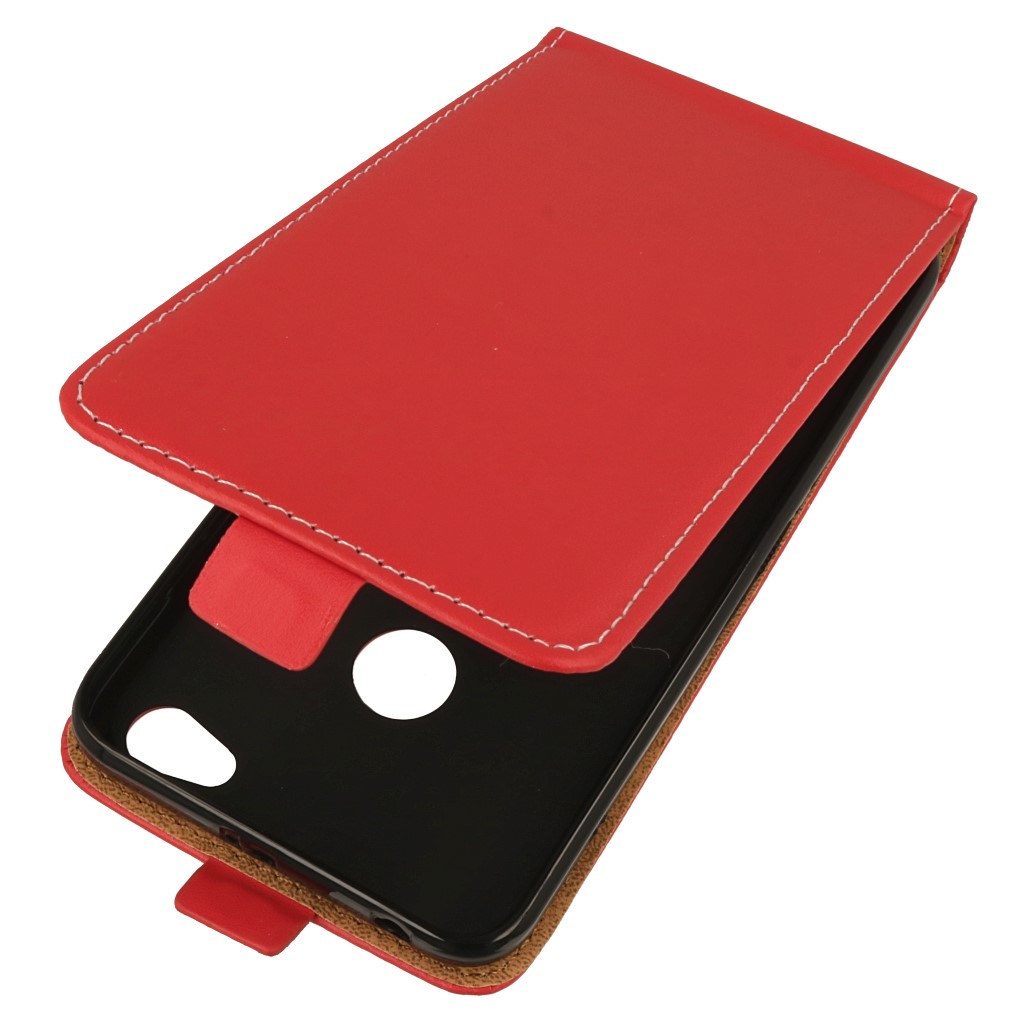 Pokrowiec z klapk na magnes Prestige Slim Flexi czerwony Xiaomi Redmi Note 5A Prime