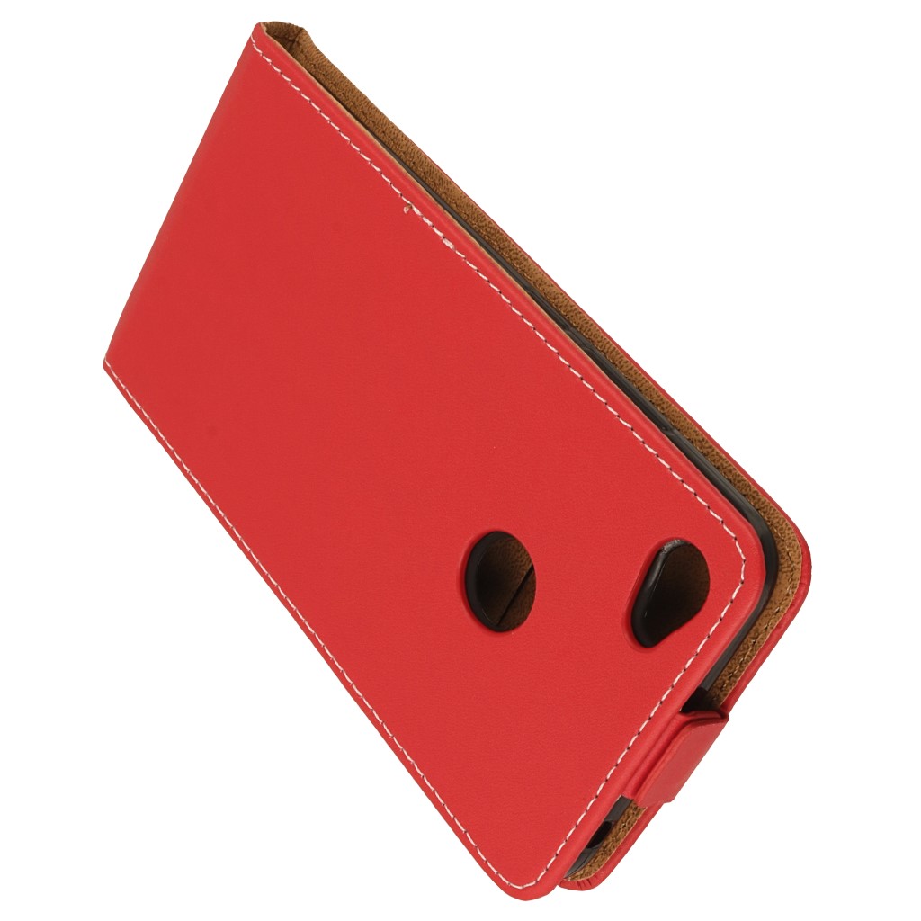 Pokrowiec z klapk na magnes Prestige Slim Flexi czerwony Xiaomi Redmi Note 5A Prime / 3