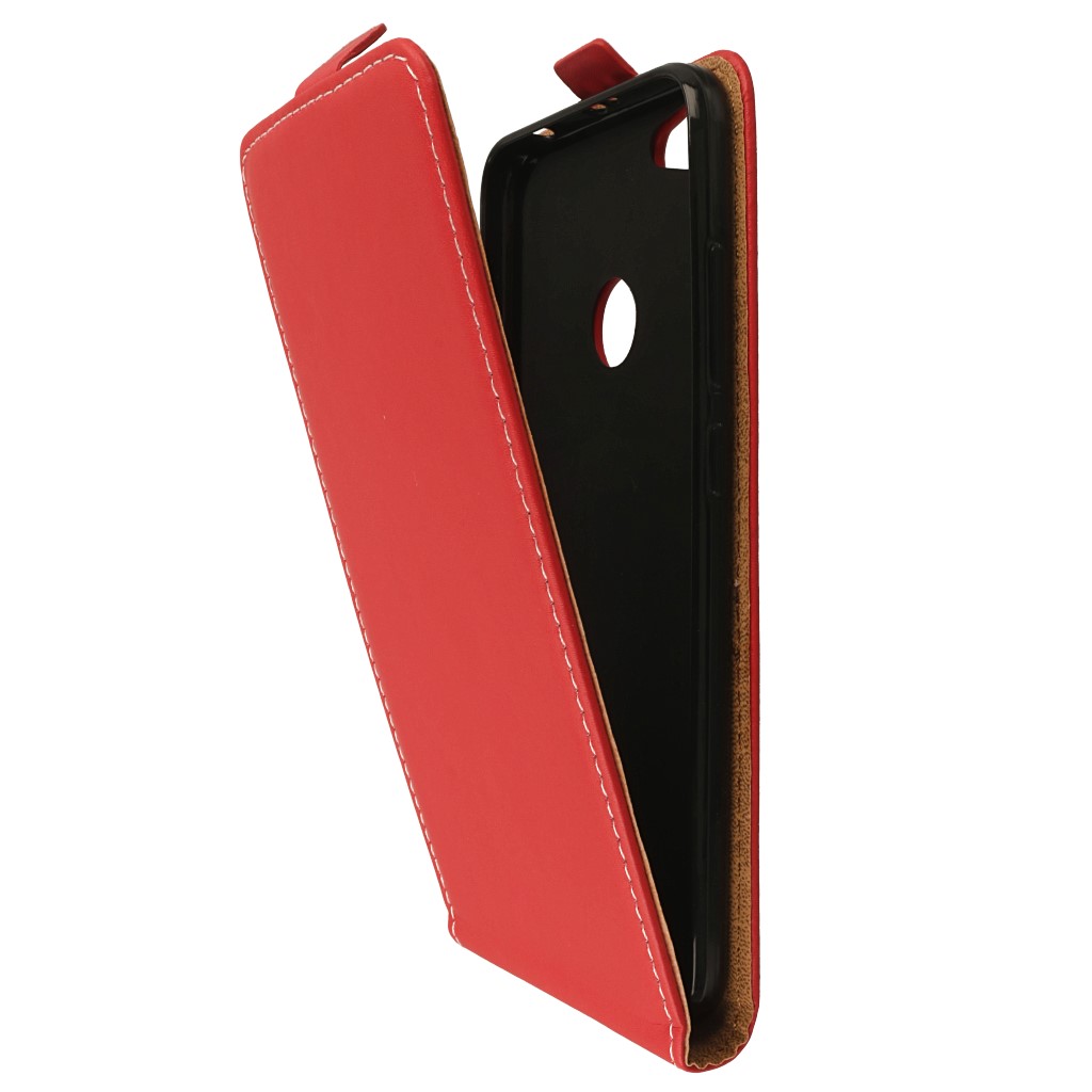 Pokrowiec z klapk na magnes Prestige Slim Flexi czerwony Xiaomi Redmi Note 5A Prime / 6
