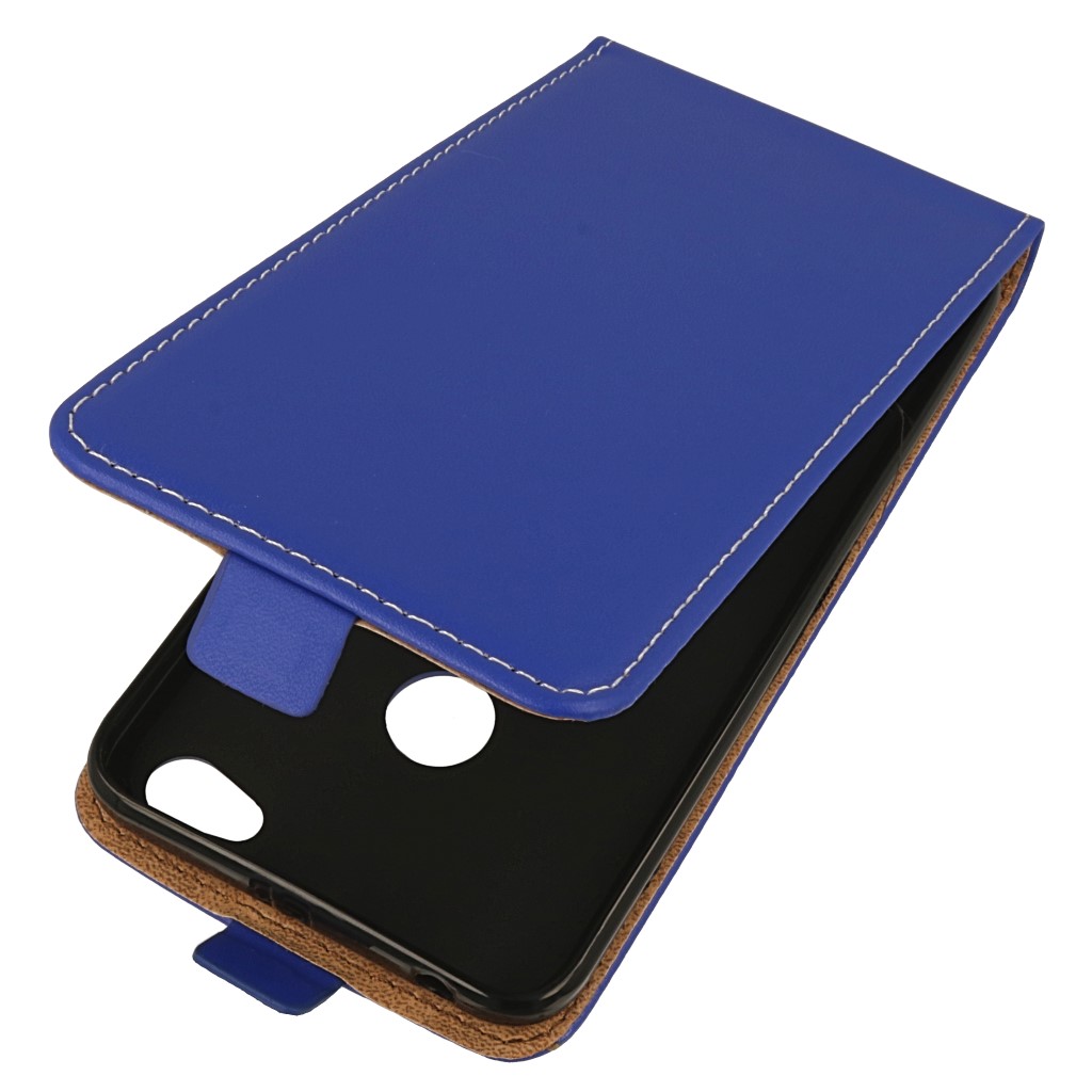 Pokrowiec z klapk na magnes Prestige Slim Flexi niebieski Xiaomi Redmi Note 5A Prime