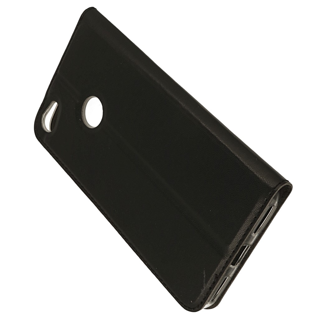 Pokrowiec etui Smart Look Cover z okienkiem czarne Xiaomi Redmi Note 5A Prime / 4