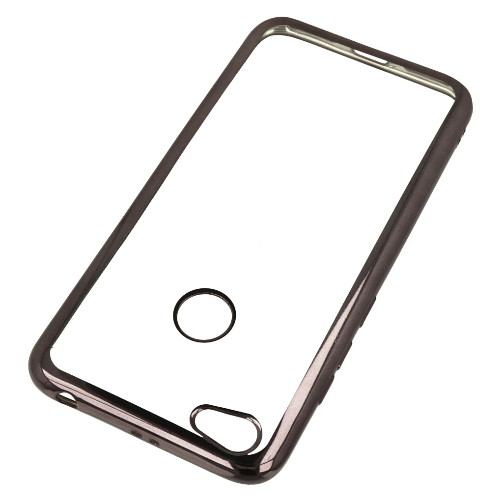 Pokrowiec etui elowe Ultracienkie z ramk czarn Xiaomi Redmi Note 5A Prime / 2