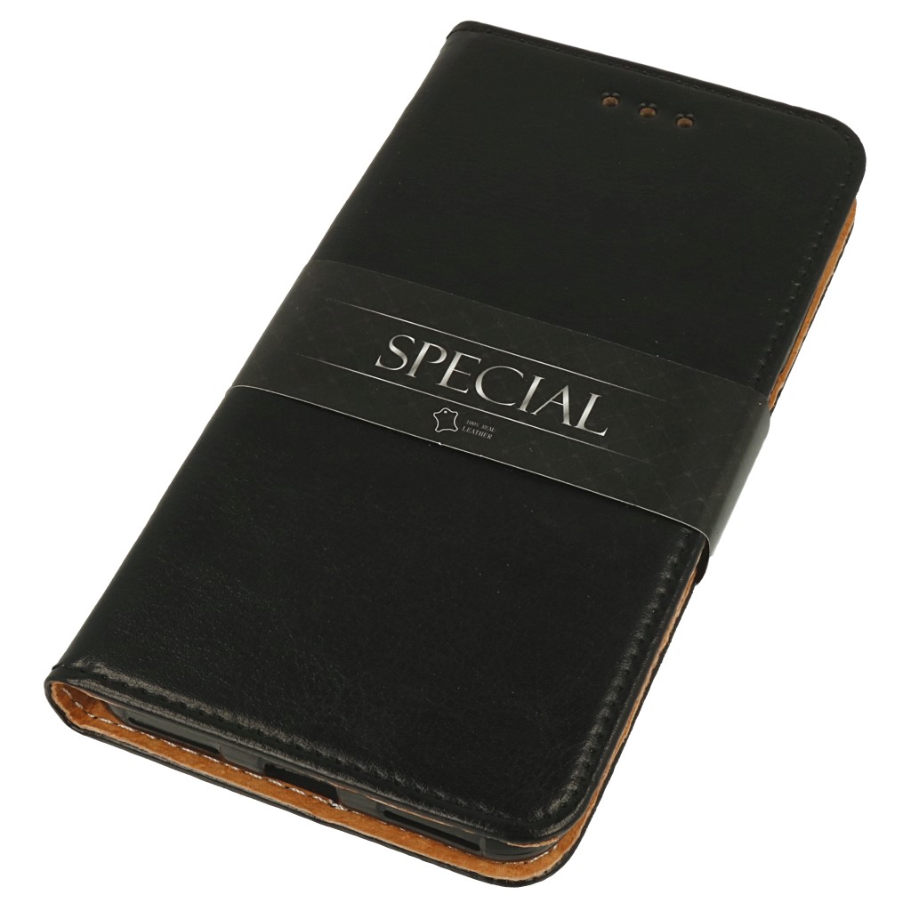 Pokrowiec etui skrzane Flexi Book Special czarne Xiaomi Redmi Note 5A / 2