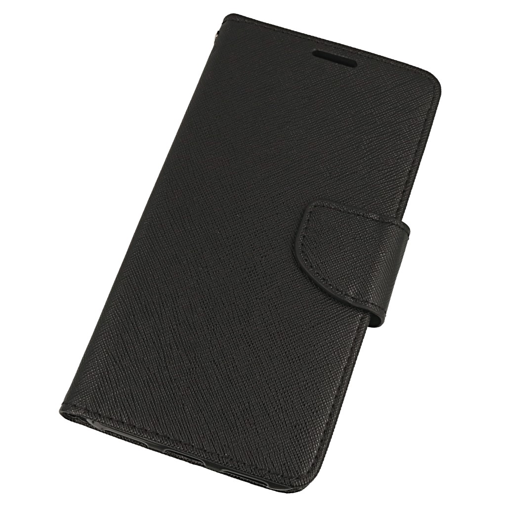 Pokrowiec etui z klapk na magnes Fancy Case czarne Xiaomi Pocophone F1 / 2