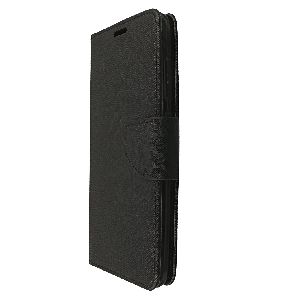 Pokrowiec etui z klapk na magnes Fancy Case czarne Xiaomi Pocophone F1 / 6