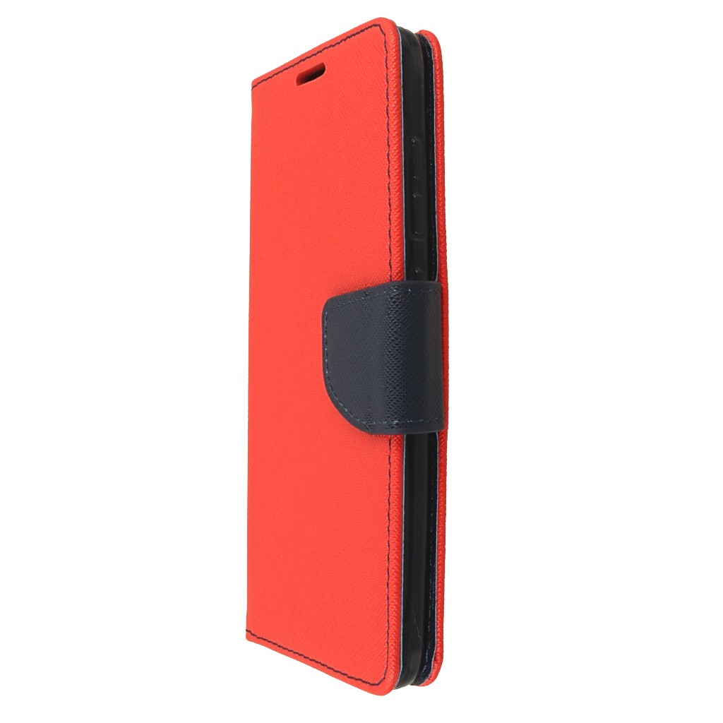 Pokrowiec etui z klapk na magnes Fancy Case czerwono-granatowe Xiaomi Pocophone F1 / 6
