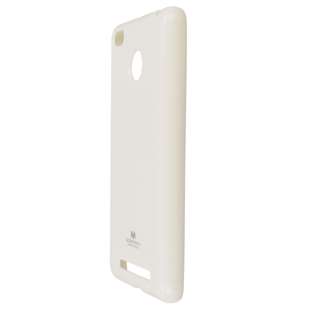 Pokrowiec etui silikonowe Mercury JELLY CASE biae Xiaomi Redmi 3 Pro / 6