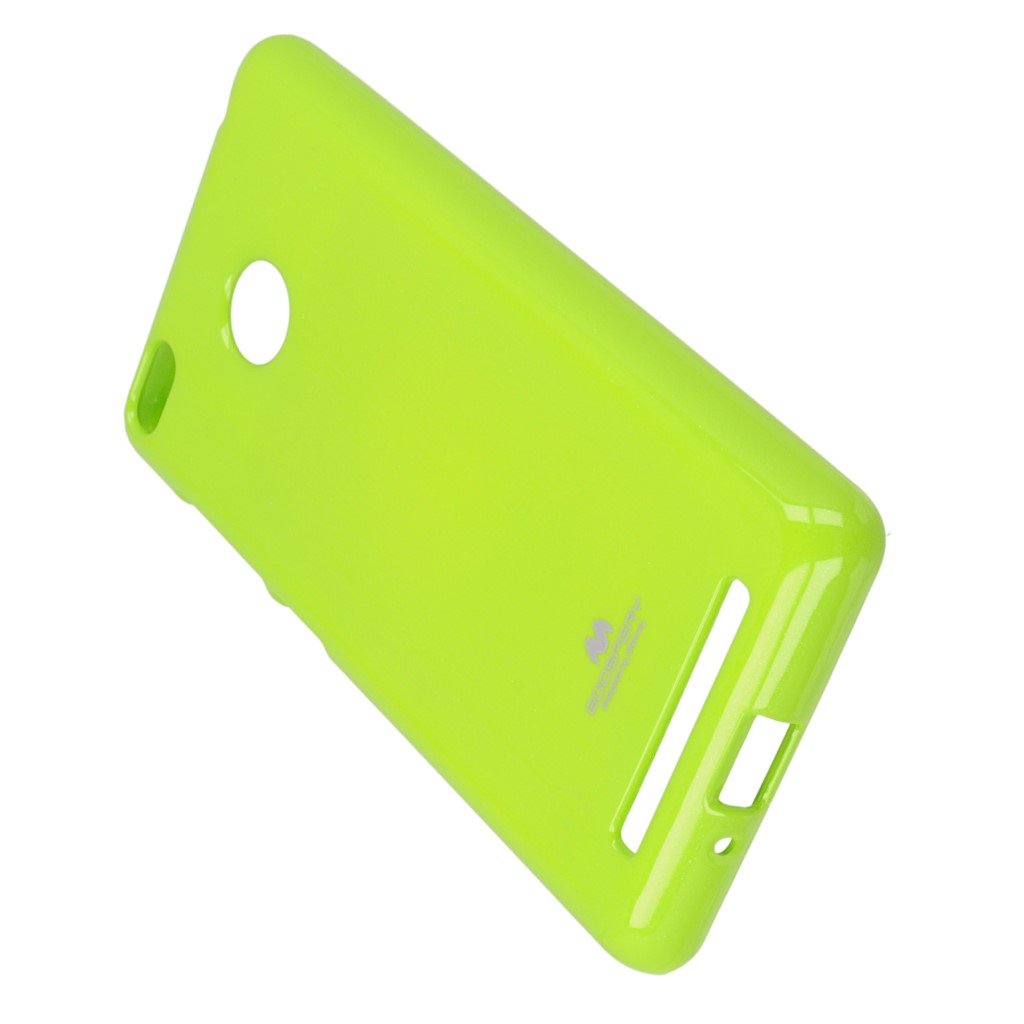 Pokrowiec etui silikonowe Mercury JELLY CASE limonkowe Xiaomi Redmi Note 3 Pro / 5
