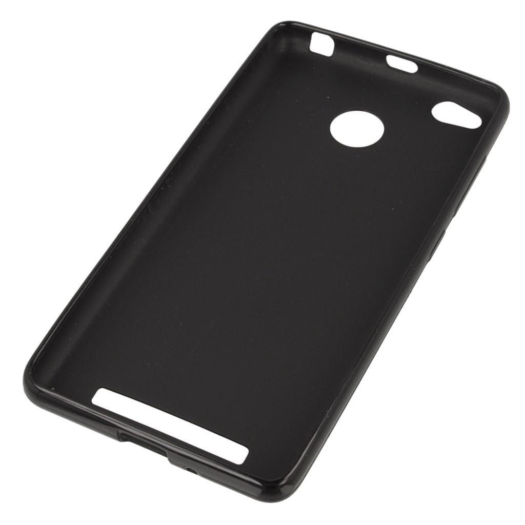 Pokrowiec silikonowe etui BACK CASE czarne Xiaomi Redmi 3s / 3