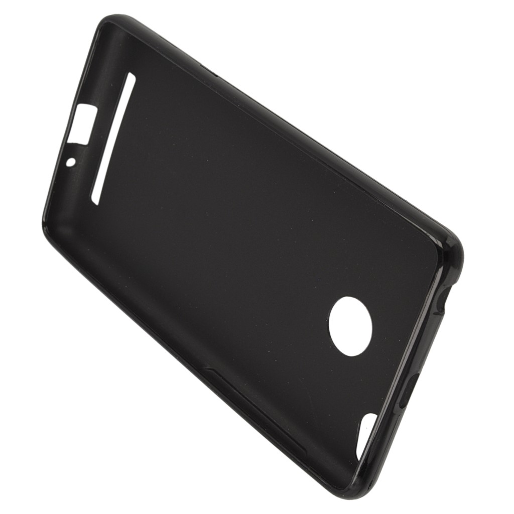 Pokrowiec silikonowe etui BACK CASE czarne Xiaomi Redmi 3s / 4