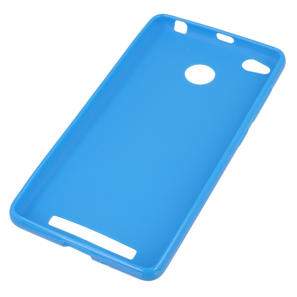 Pokrowiec silikonowe etui BACK CASE niebieskie Xiaomi Redmi 3 / 3