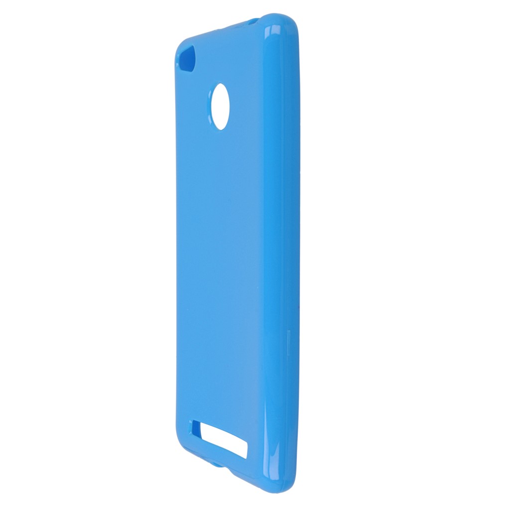 Pokrowiec silikonowe etui BACK CASE niebieskie Xiaomi Redmi 3 Pro / 6
