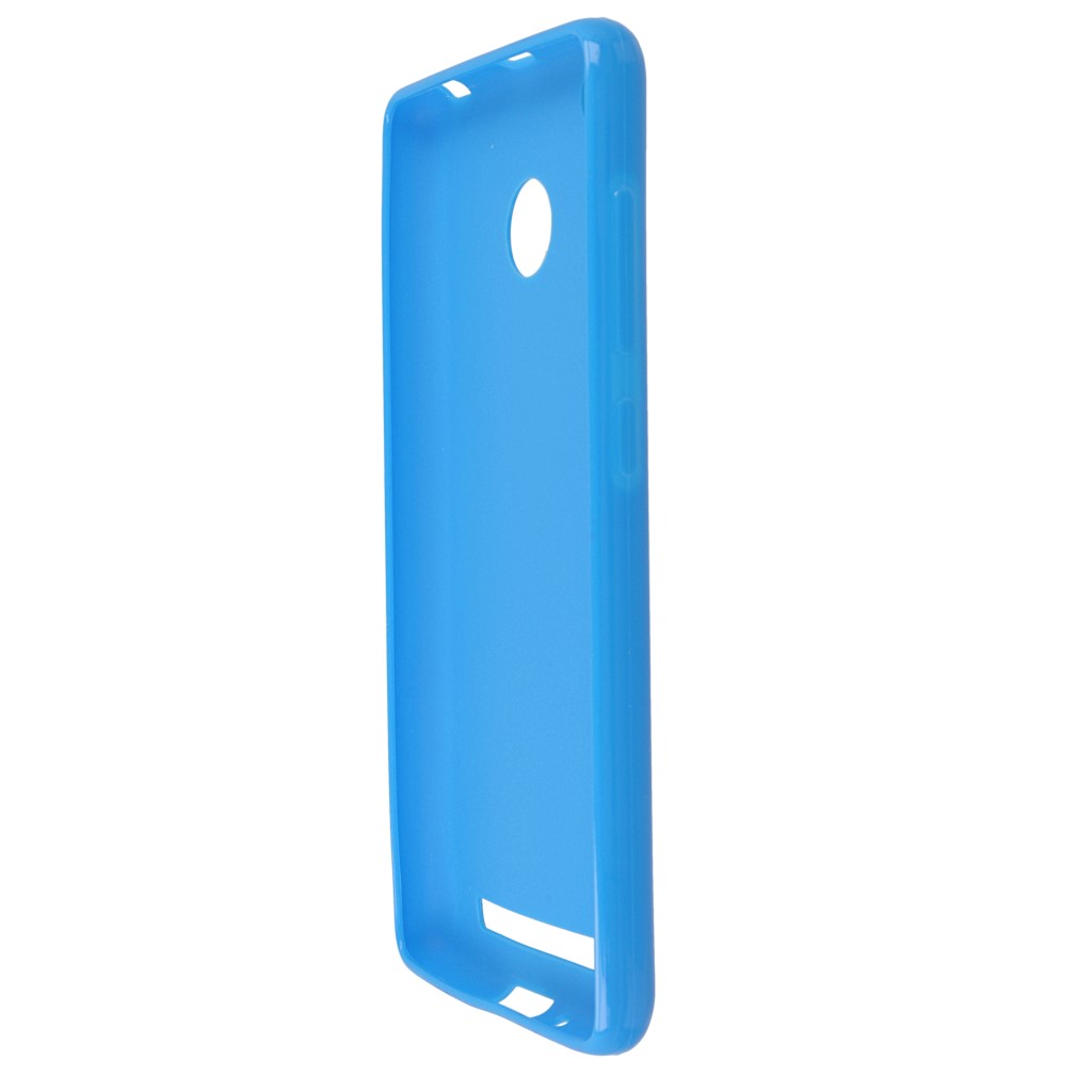 Pokrowiec silikonowe etui BACK CASE niebieskie Xiaomi Redmi 3 Pro / 7