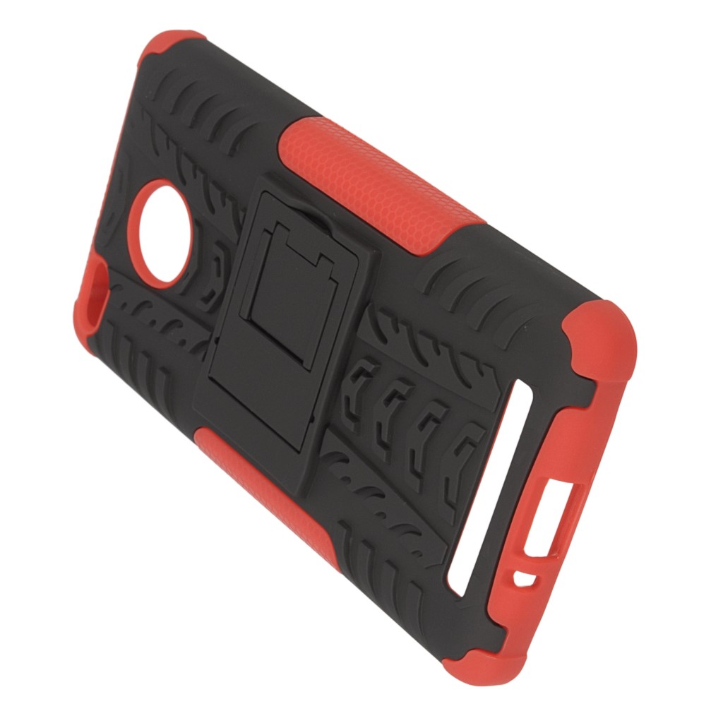 Pokrowiec etui pancerne Hybrid Case czerwony Xiaomi Redmi 3 Pro / 5