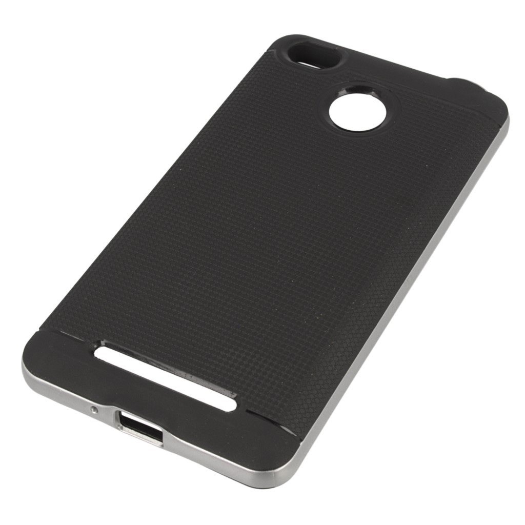 Pokrowiec back case hybrid srebrny Xiaomi Redmi 3s