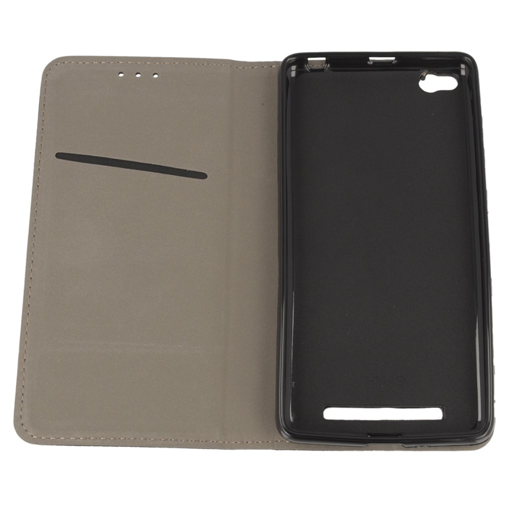 Pokrowiec etui z klapk Magnet Book czarne Xiaomi Redmi 3 Pro / 10
