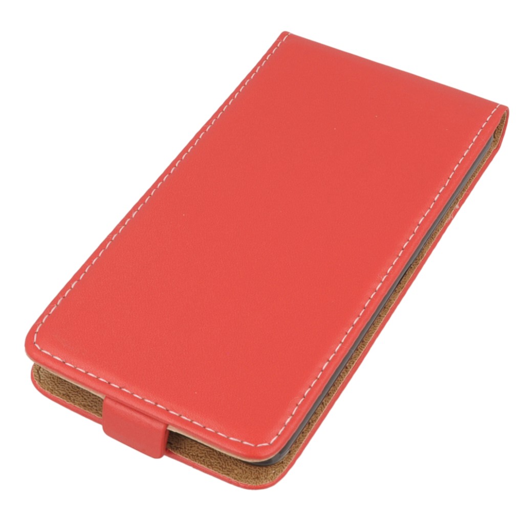 Pokrowiec z klapk na magnes Prestige Slim Flexi czerwony Xiaomi Redmi 3s / 2