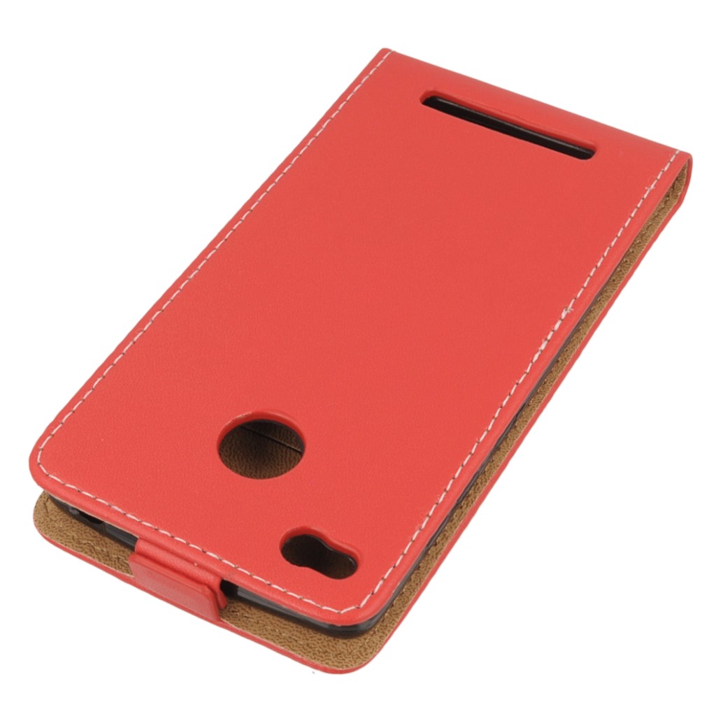 Pokrowiec z klapk na magnes Prestige Slim Flexi czerwony Xiaomi Redmi 3 Pro / 3