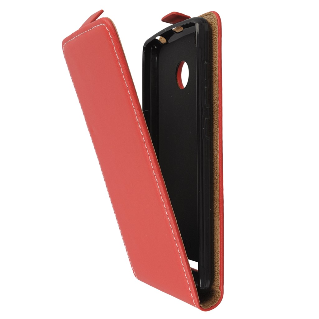 Pokrowiec z klapk na magnes Prestige Slim Flexi czerwony Xiaomi Redmi 3s / 6