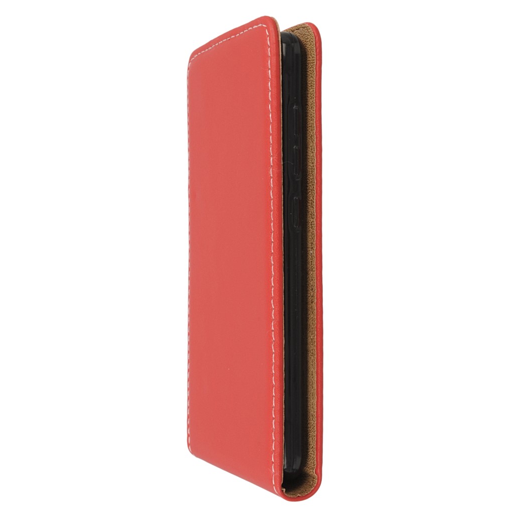 Pokrowiec z klapk na magnes Prestige Slim Flexi czerwony Xiaomi Redmi 3 Pro / 7