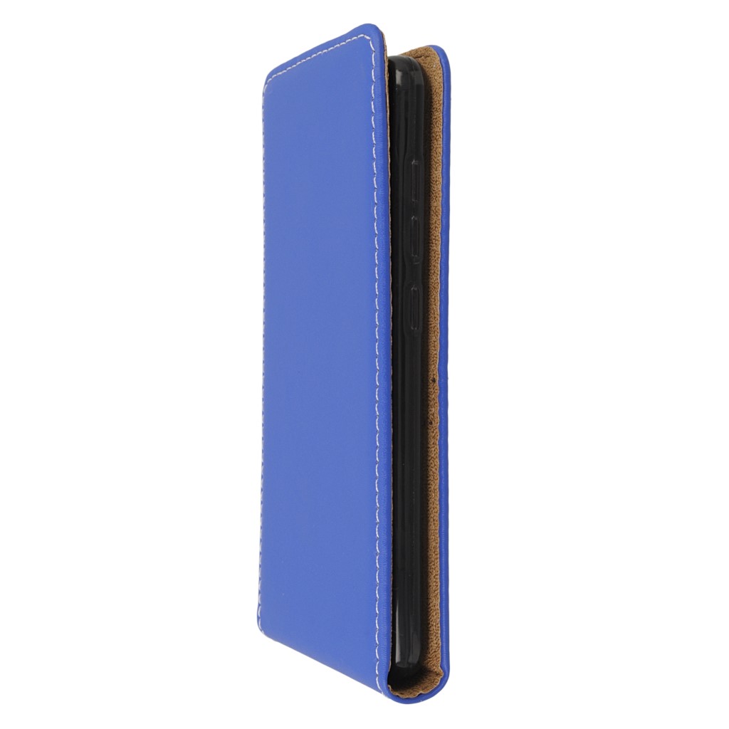 Pokrowiec z klapk na magnes Prestige Slim Flexi niebieski Xiaomi Redmi 3s / 6