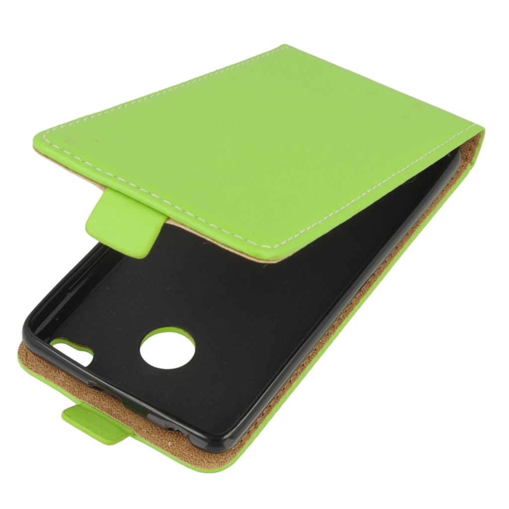 Pokrowiec z klapk na magnes Prestige Slim Flexi zielony Xiaomi Redmi 3 Pro