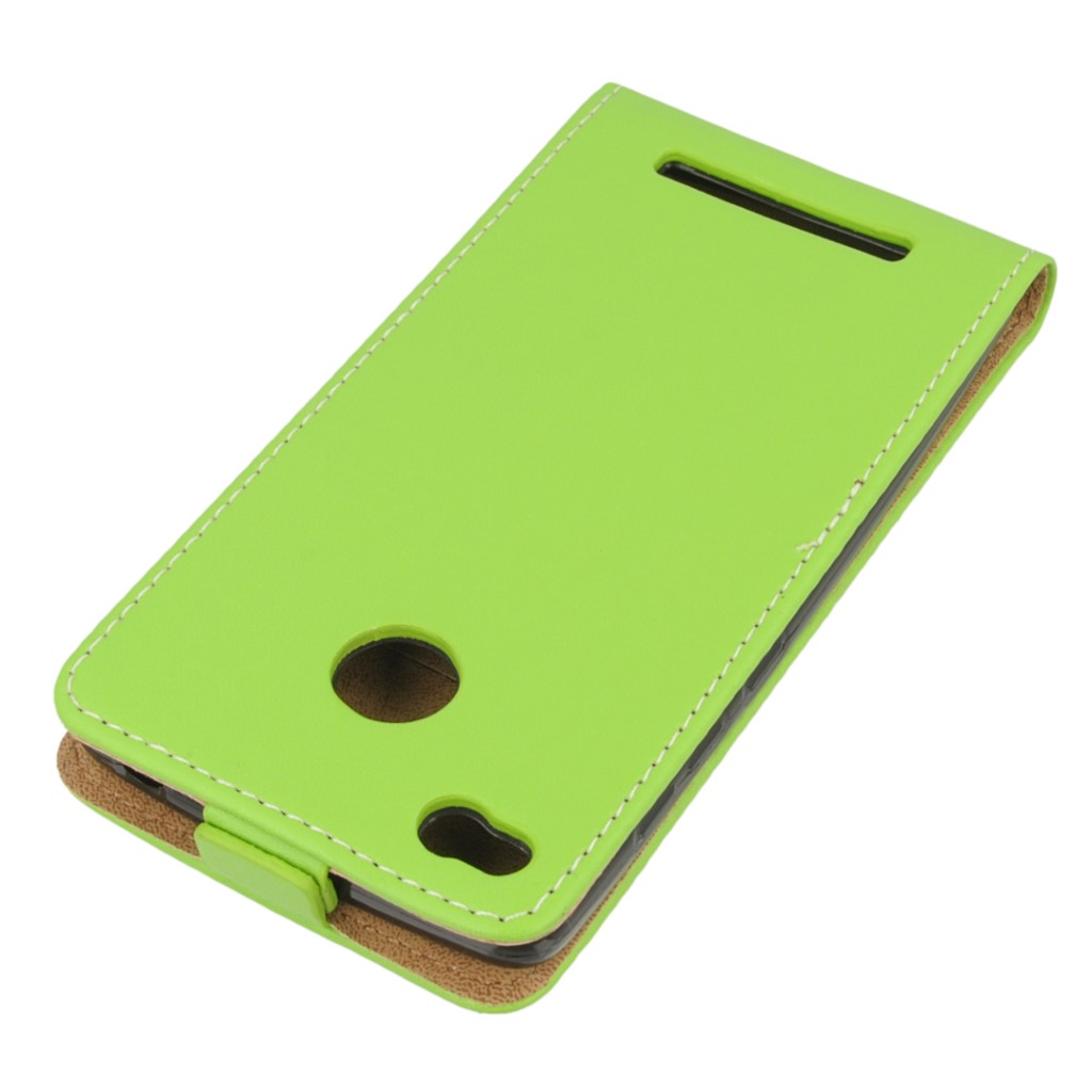 Pokrowiec z klapk na magnes Prestige Slim Flexi zielony Xiaomi Redmi 3 Pro / 4