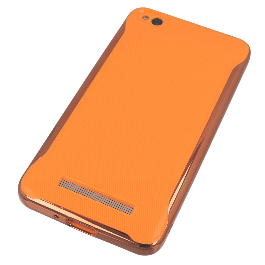 Pokrowiec etui elowe Neon Case pomaraczowe Xiaomi Redmi 4A