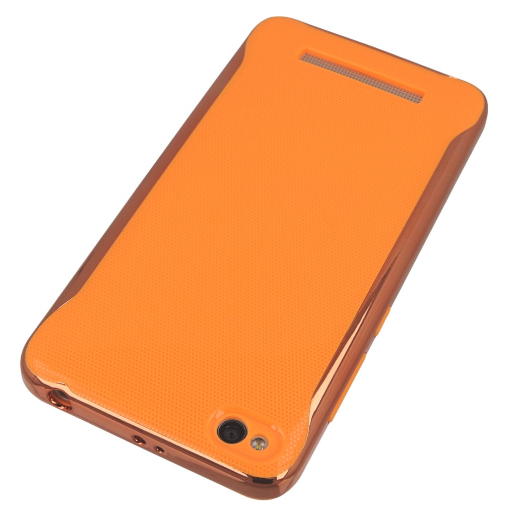 Pokrowiec etui elowe Neon Case pomaraczowe Xiaomi Redmi 4A / 2