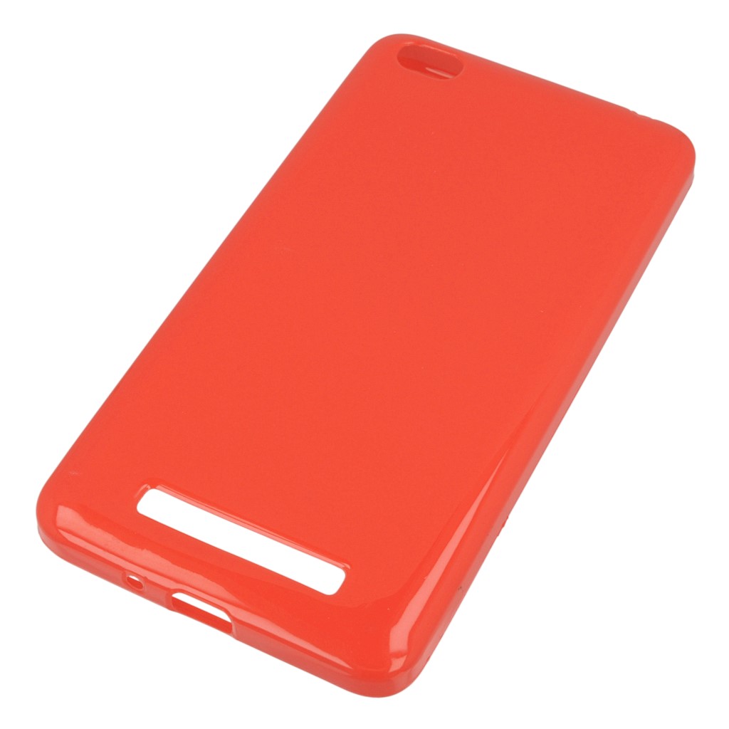 Pokrowiec silikonowe etui BACK CASE czerwone Xiaomi Redmi 4A