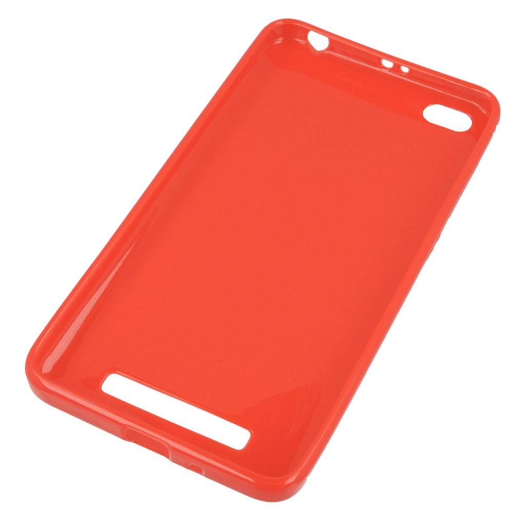 Pokrowiec silikonowe etui BACK CASE czerwone Xiaomi Redmi 4A / 3