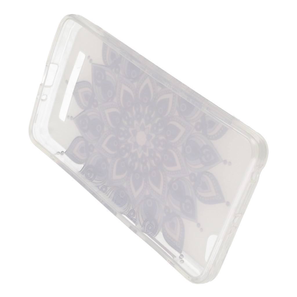 Pokrowiec etui silikonowe wzr Kwiat Mandala niebieski Xiaomi Redmi 4A / 4