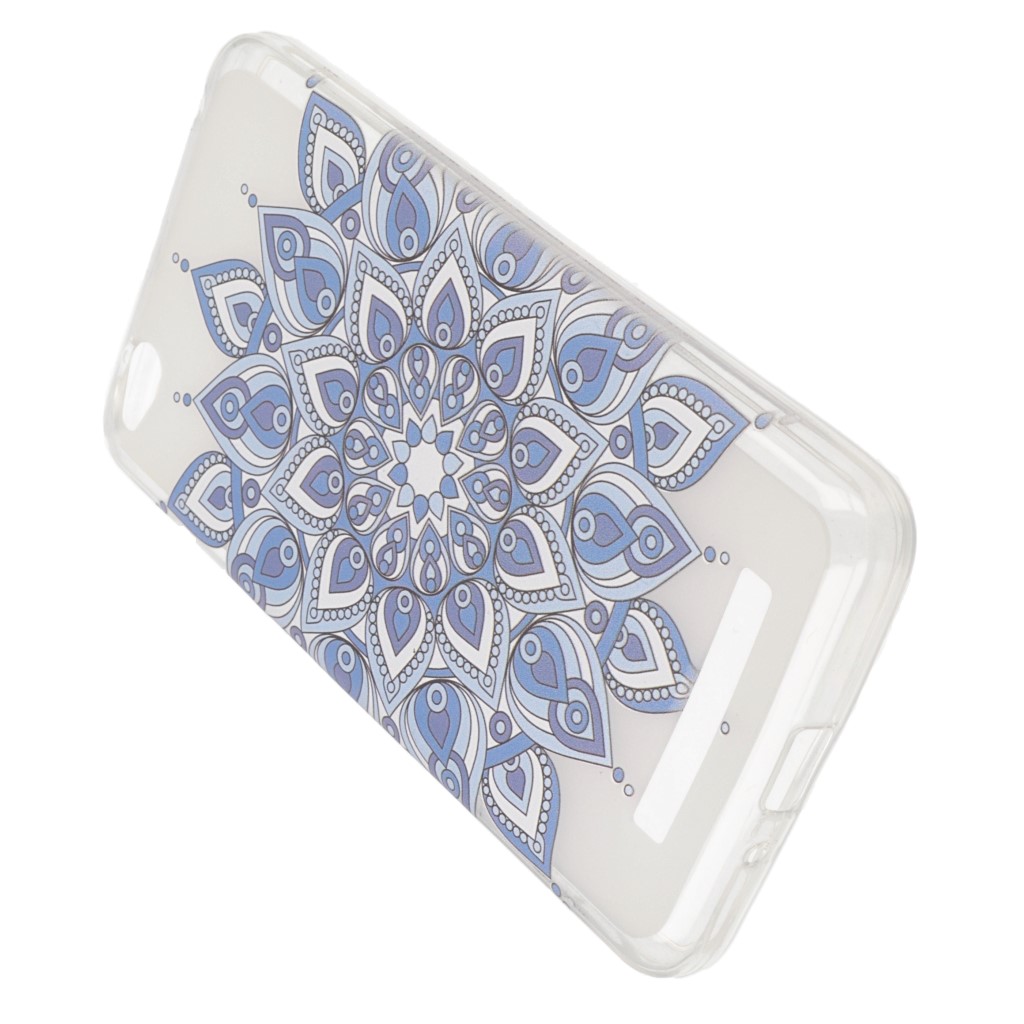 Pokrowiec etui silikonowe wzr Kwiat Mandala niebieski Xiaomi Redmi 4A / 5