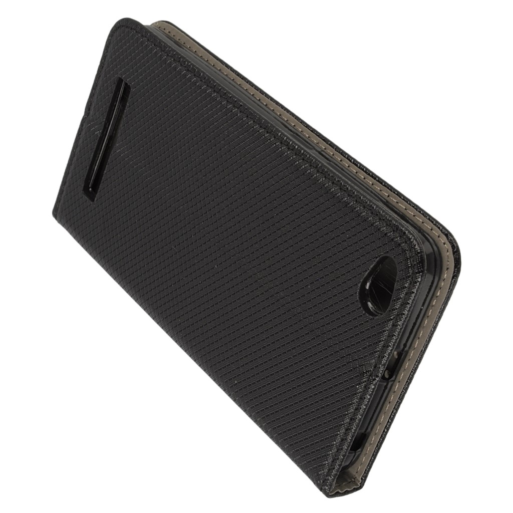 Pokrowiec etui z klapk Magnet Book czarne Xiaomi Redmi 4A / 4
