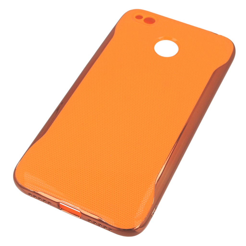 Pokrowiec etui elowe Neon Case pomaraczowe Xiaomi Redmi 4X