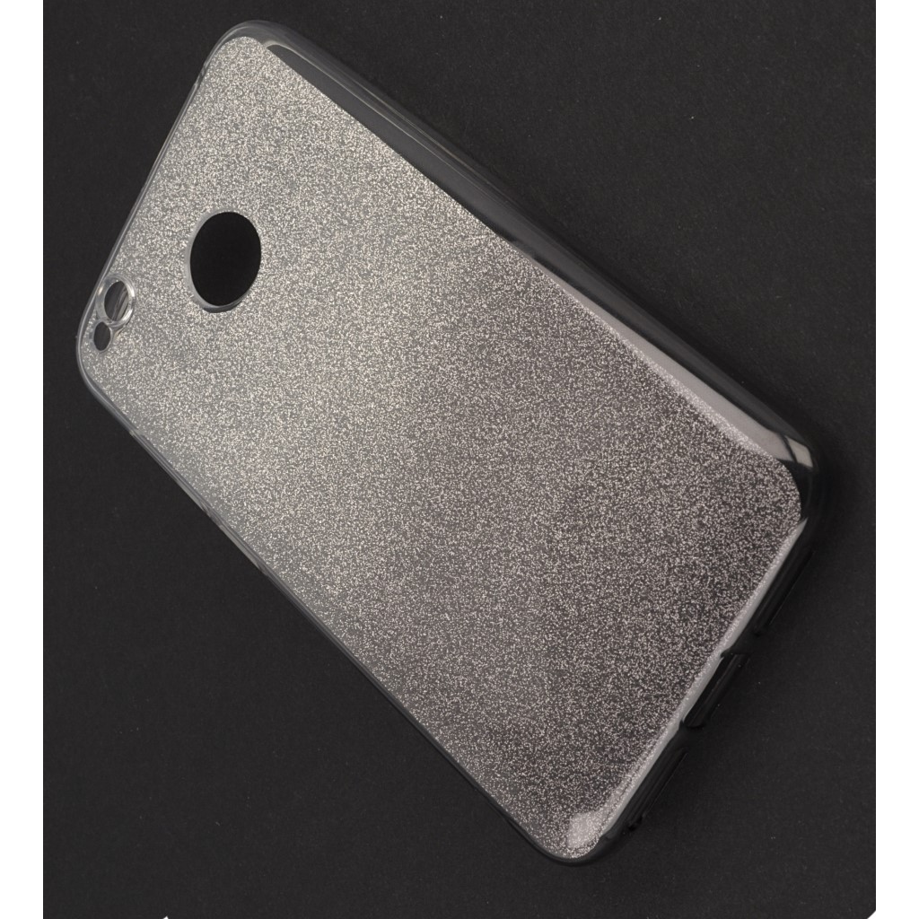 Pokrowiec etui z brokatem Bling Ombre czarne Xiaomi Redmi 4X / 5